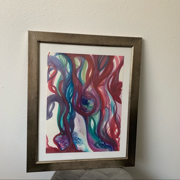 Lovely Star * Watercolor Abstract Painting - Picture 10 of 11